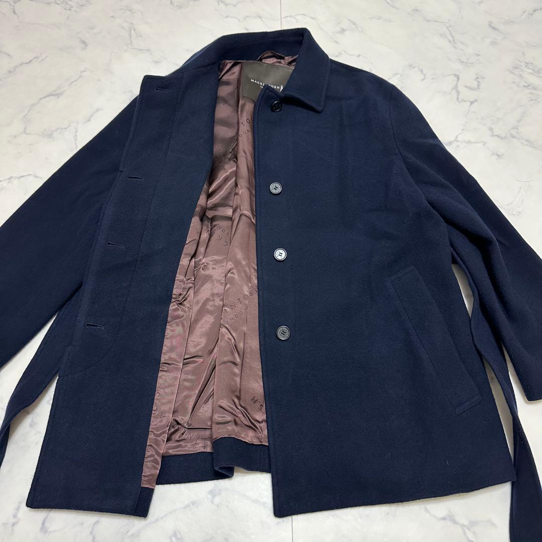 MACKINTOSH LONDON ファインウールナイロンコート　L