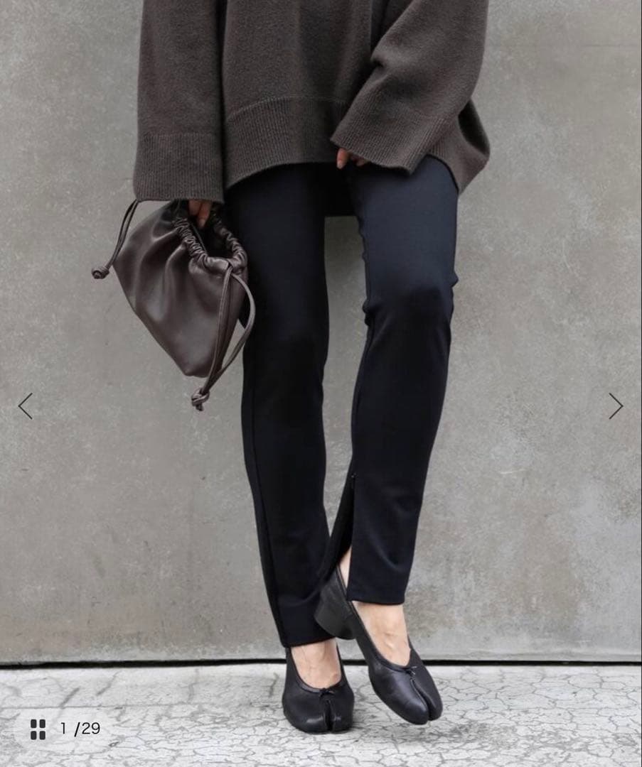 Deuxieme Classe Warm Zip レギンス パンツ　25SS