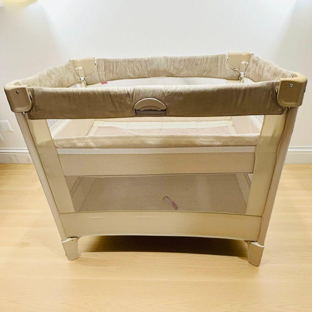 Aprica ココネルエアープラス ベビーベッド 折りたたみ 美品 66044