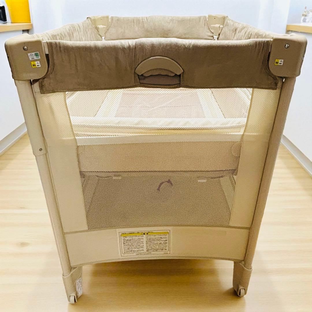 Aprica ココネルエアープラス ベビーベッド 折りたたみ 美品 66044