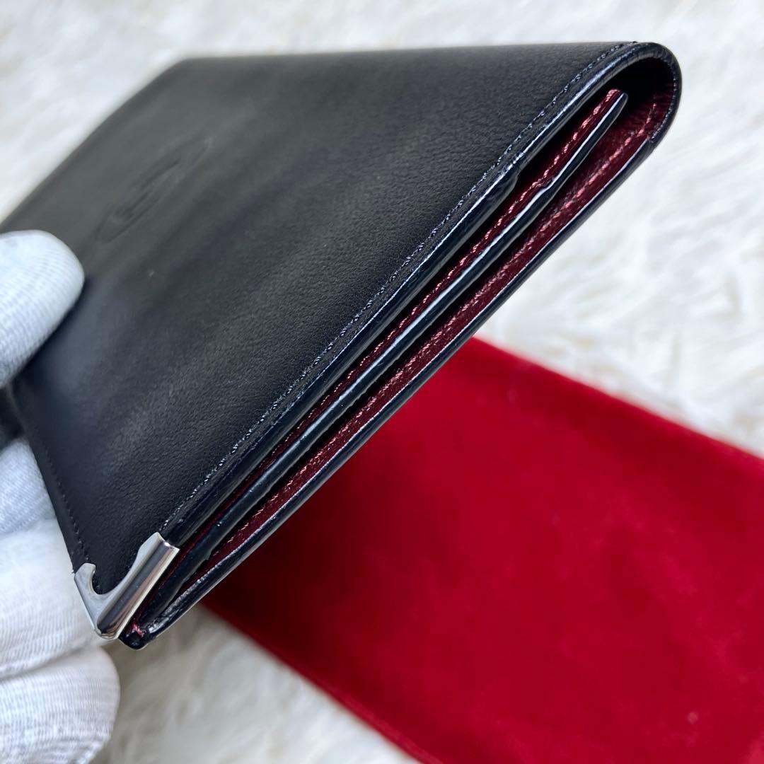 【未使用級】 カルティエ マストライン 二つ折り 保存袋付き