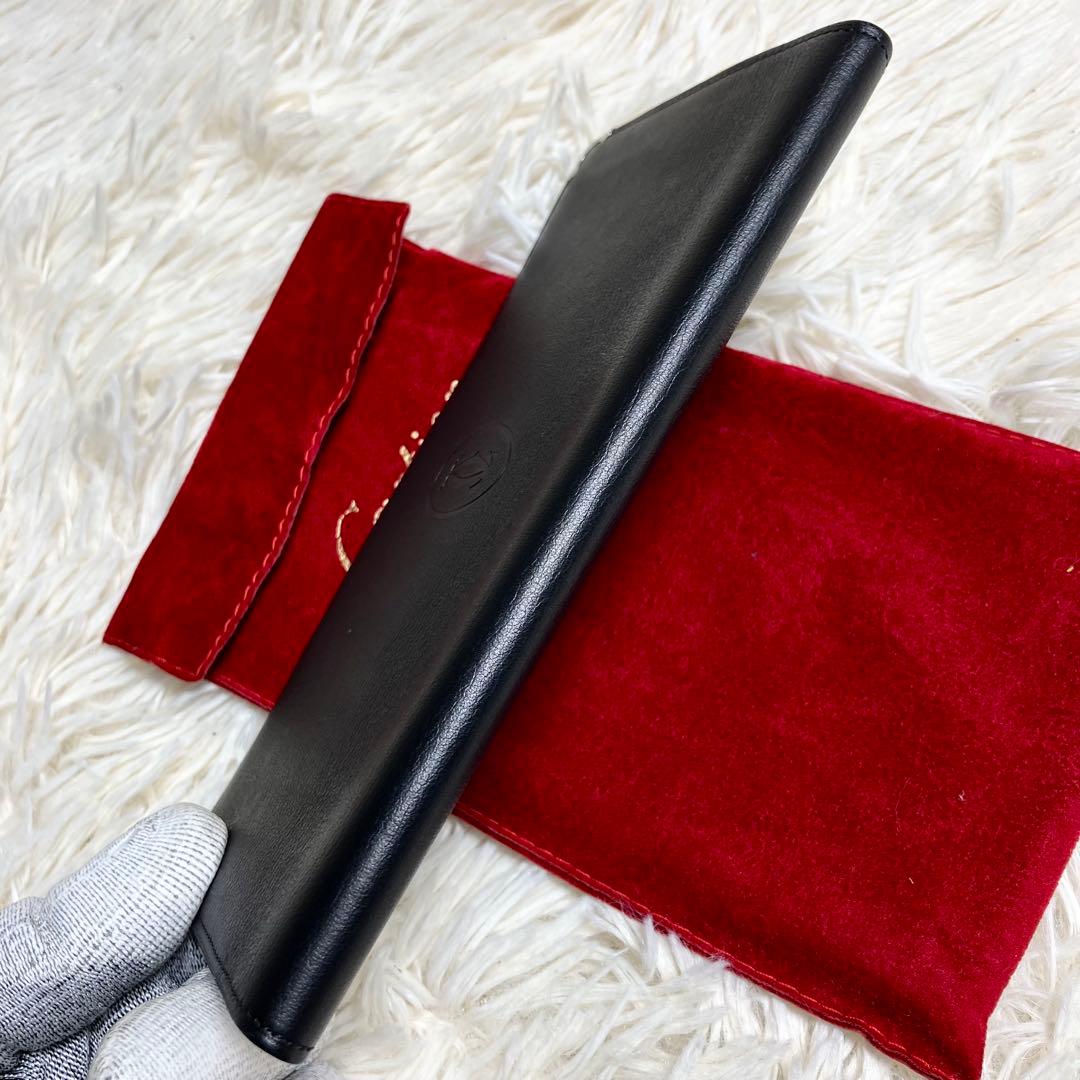 【未使用級】 カルティエ マストライン 二つ折り 保存袋付き