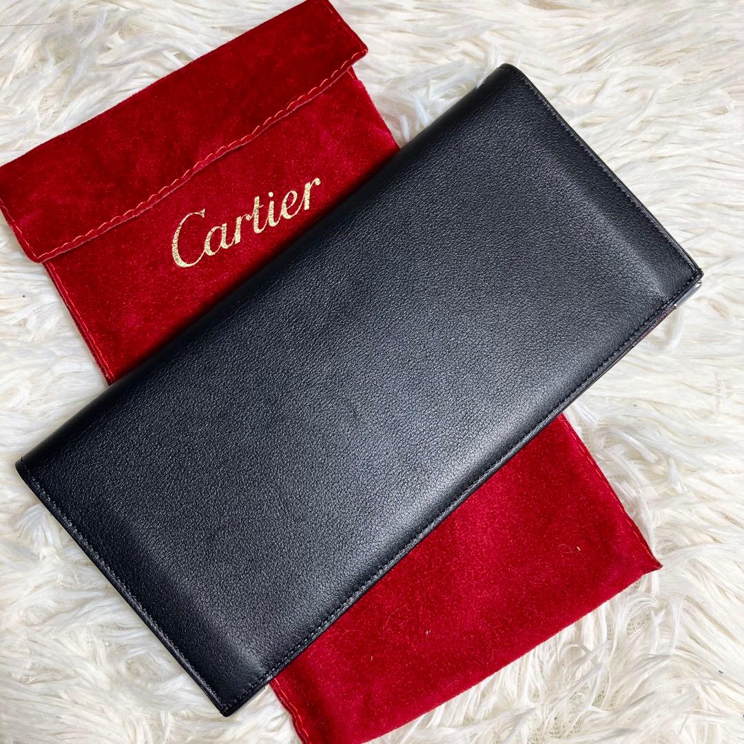 【未使用級】 カルティエ マストライン 二つ折り 保存袋付き
