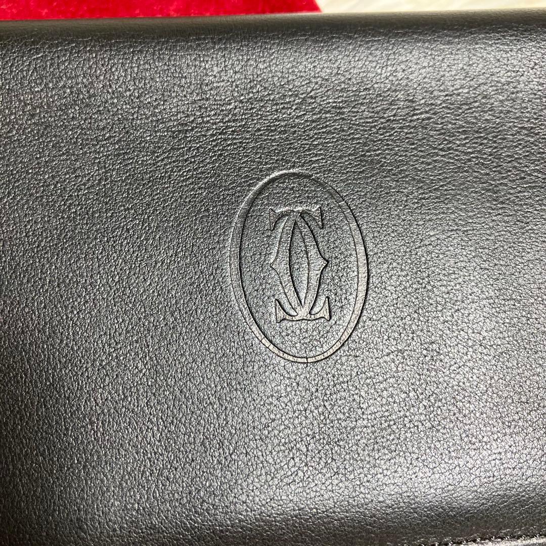 【未使用級】 カルティエ マストライン 二つ折り 保存袋付き