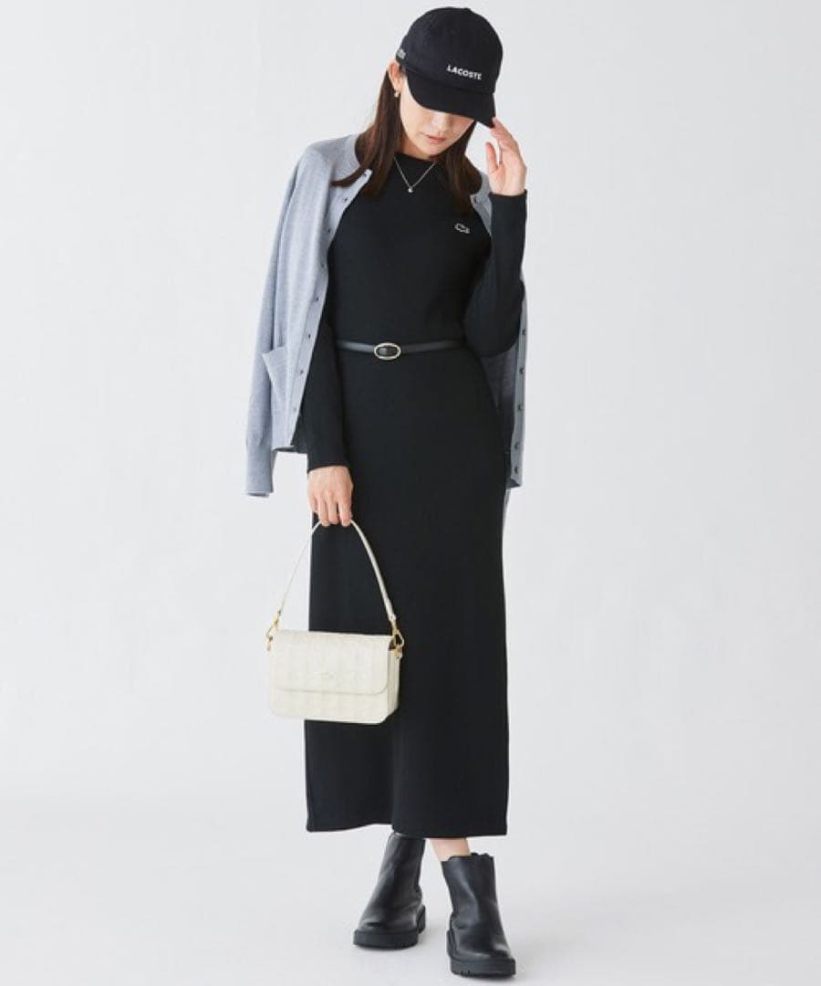 ラコステ　マヘキ レザーメッセンジャーバッグ / ショルダーバッグ　新品未使用