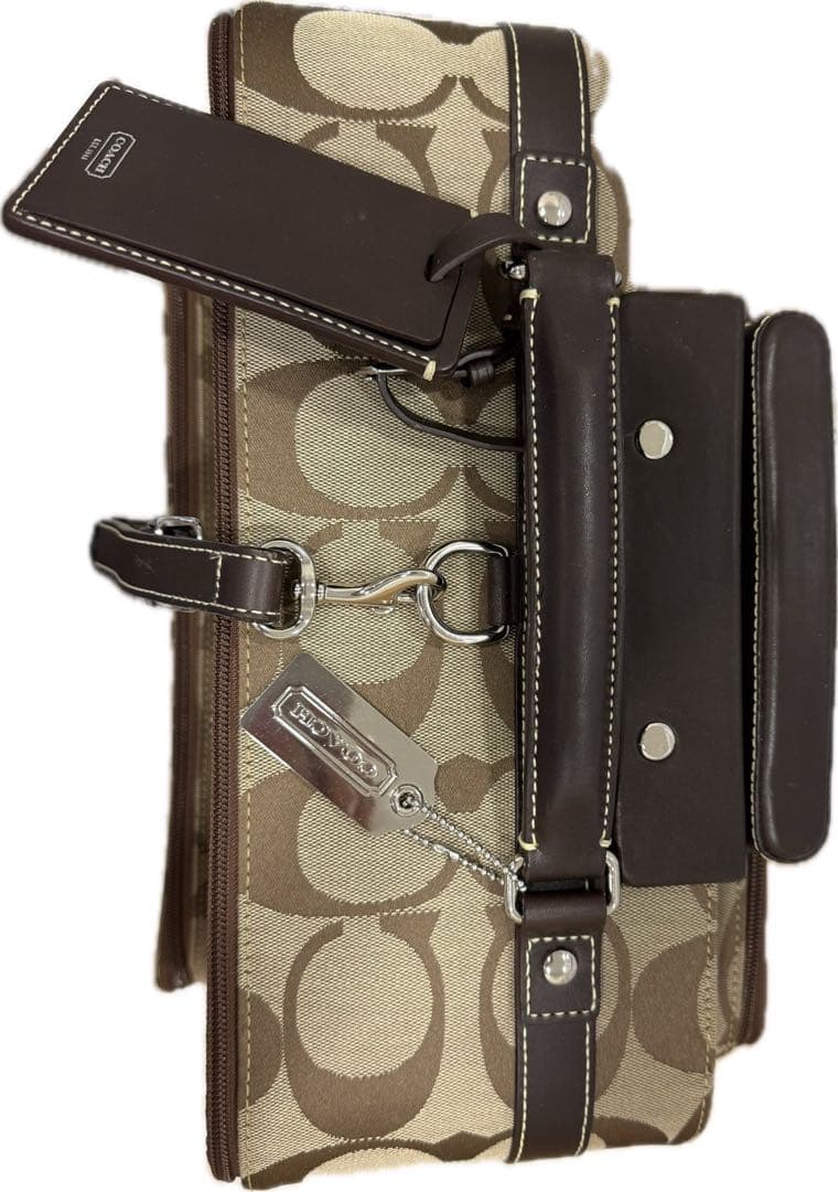 【美品】Coach モノグラムキャリーケース 中型　77180