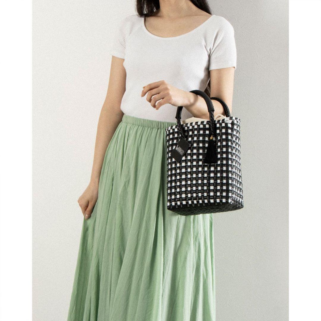 【よっぴママ】WOVEN ウーヴン　メルカドバッグ