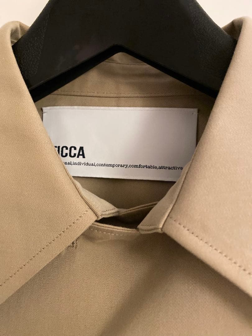 ティッカ　テントトレンチコート　ベージュ　サイズ1 TICCA 2025年