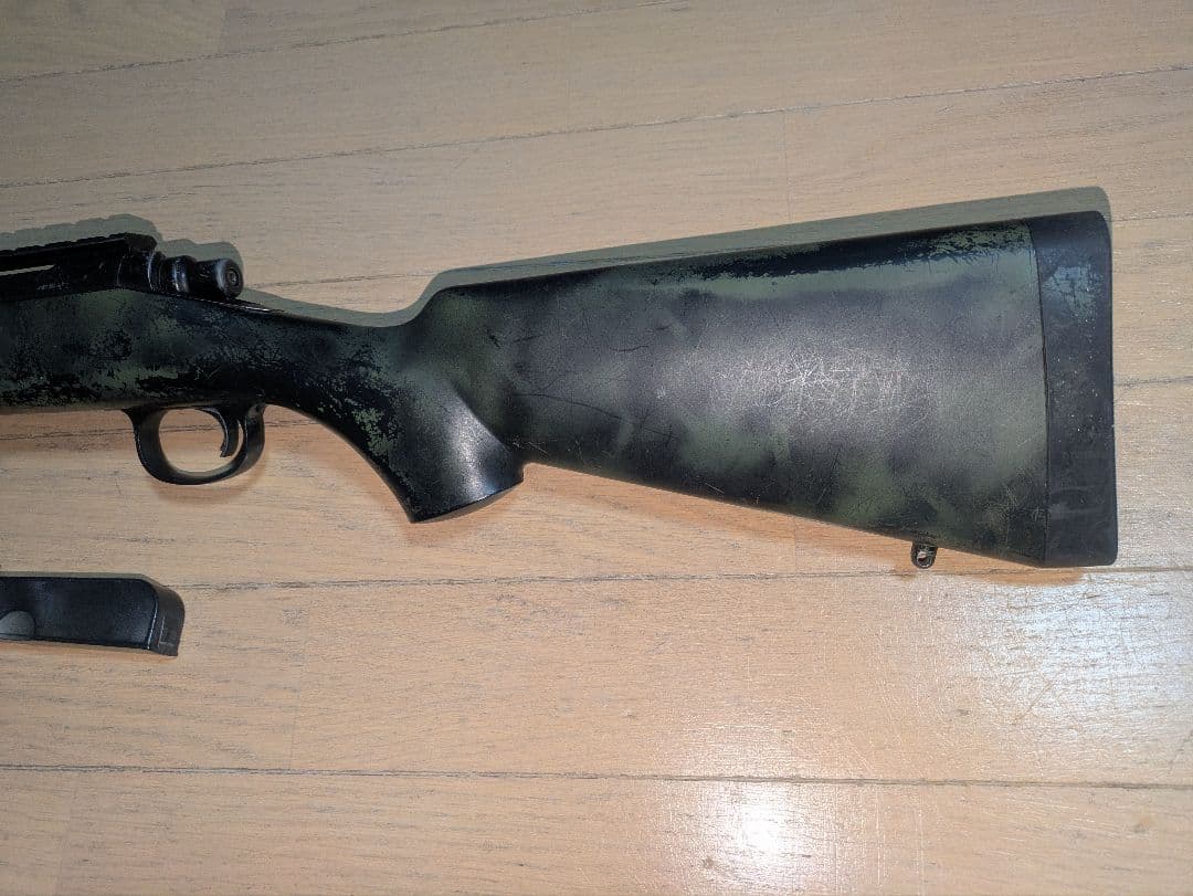 東京マルイVSR10リアルショック迷彩塗装スコープ予備マグ付サバゲー