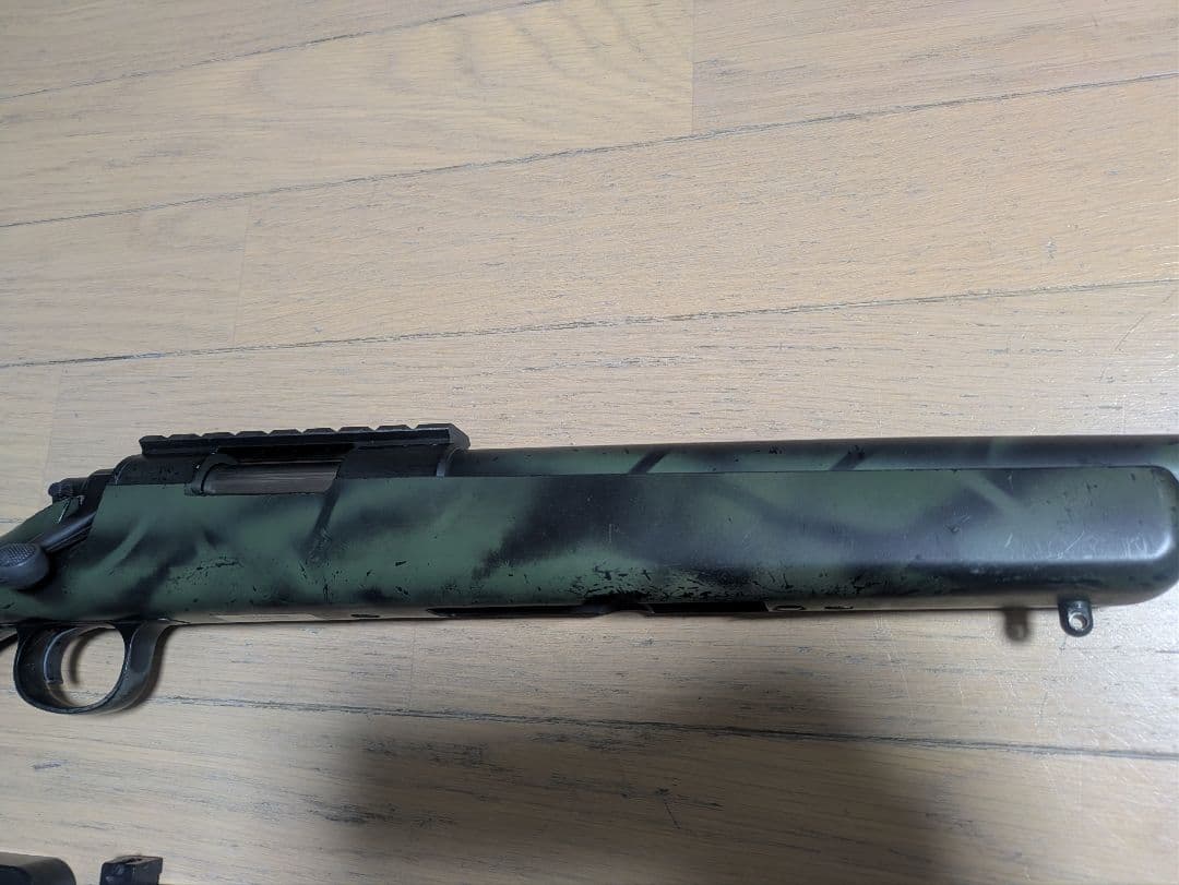 東京マルイVSR10リアルショック迷彩塗装スコープ予備マグ付サバゲー