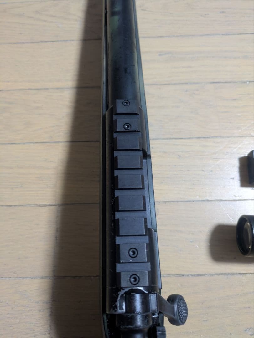 東京マルイVSR10リアルショック迷彩塗装スコープ予備マグ付サバゲー