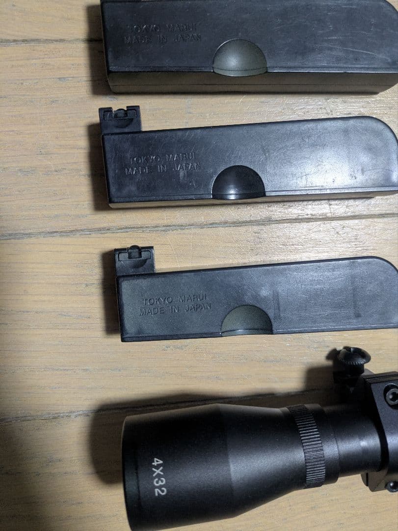 東京マルイVSR10リアルショック迷彩塗装スコープ予備マグ付サバゲー