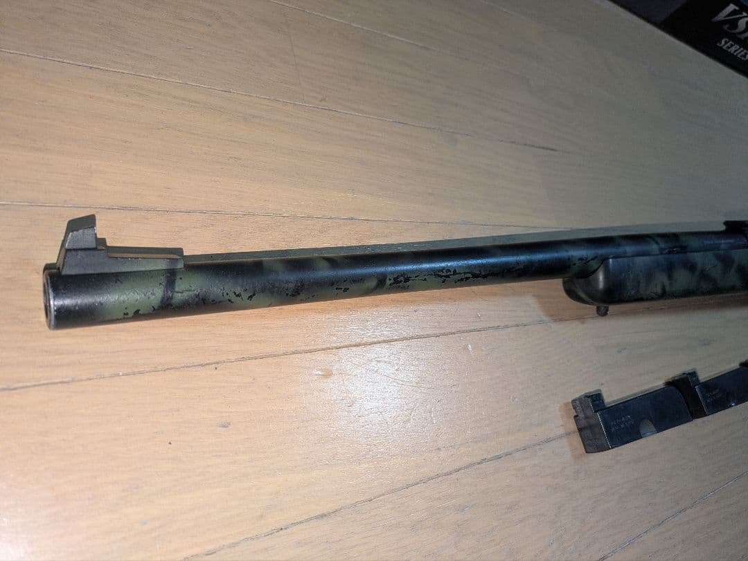 東京マルイVSR10リアルショック迷彩塗装スコープ予備マグ付サバゲー