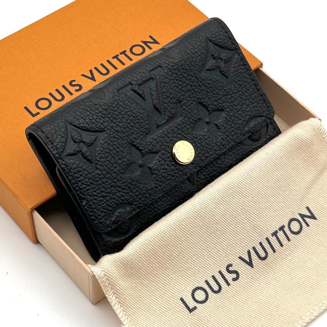 【超極美品】ルイヴィトン アンプラント ミュルティクレ6 ブラックキーケース