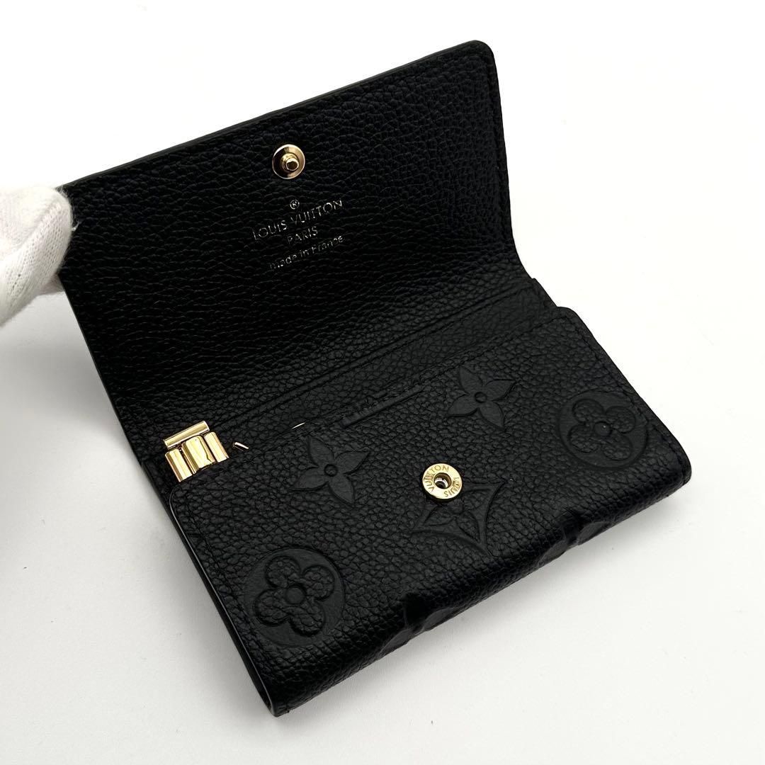 【超極美品】ルイヴィトン アンプラント ミュルティクレ6 ブラックキーケース