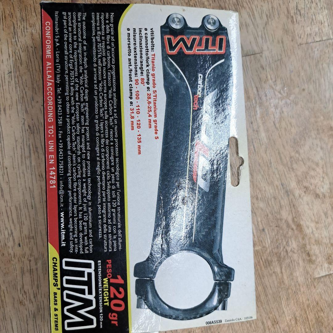 新品未使用 ITM ,VOLOステム 110mm 80° 120gチタンボルト