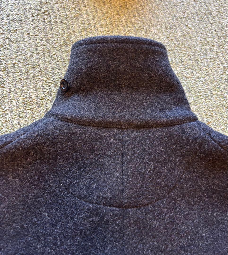 【美品】DANTON ウールモッサ シングルジャケット くるみボタン 42