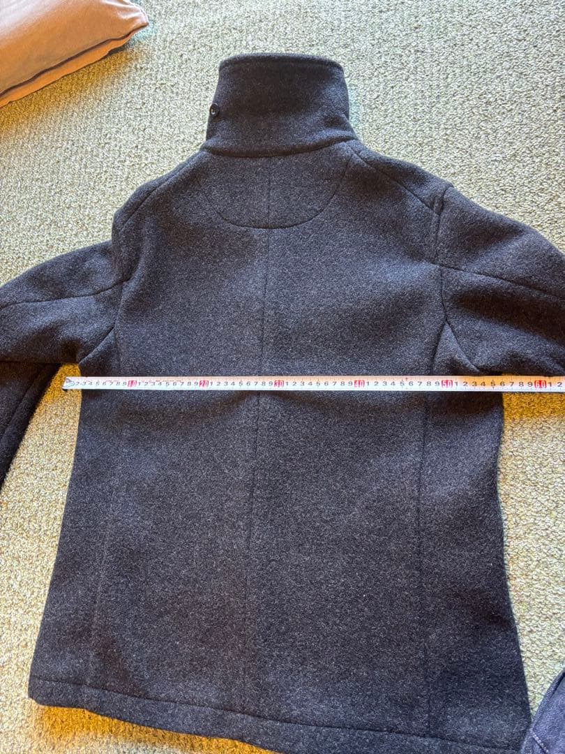 【美品】DANTON ウールモッサ シングルジャケット くるみボタン 42