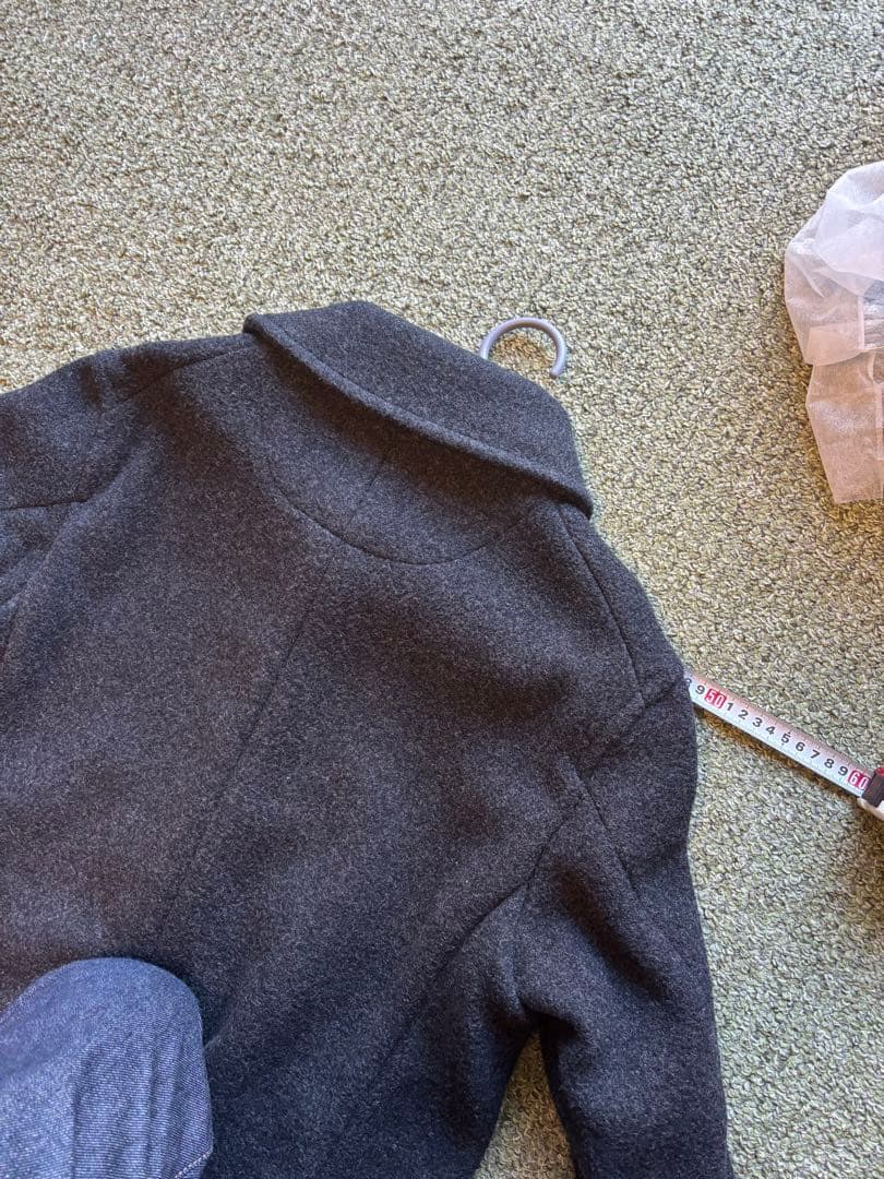 【美品】DANTON ウールモッサ シングルジャケット くるみボタン 42