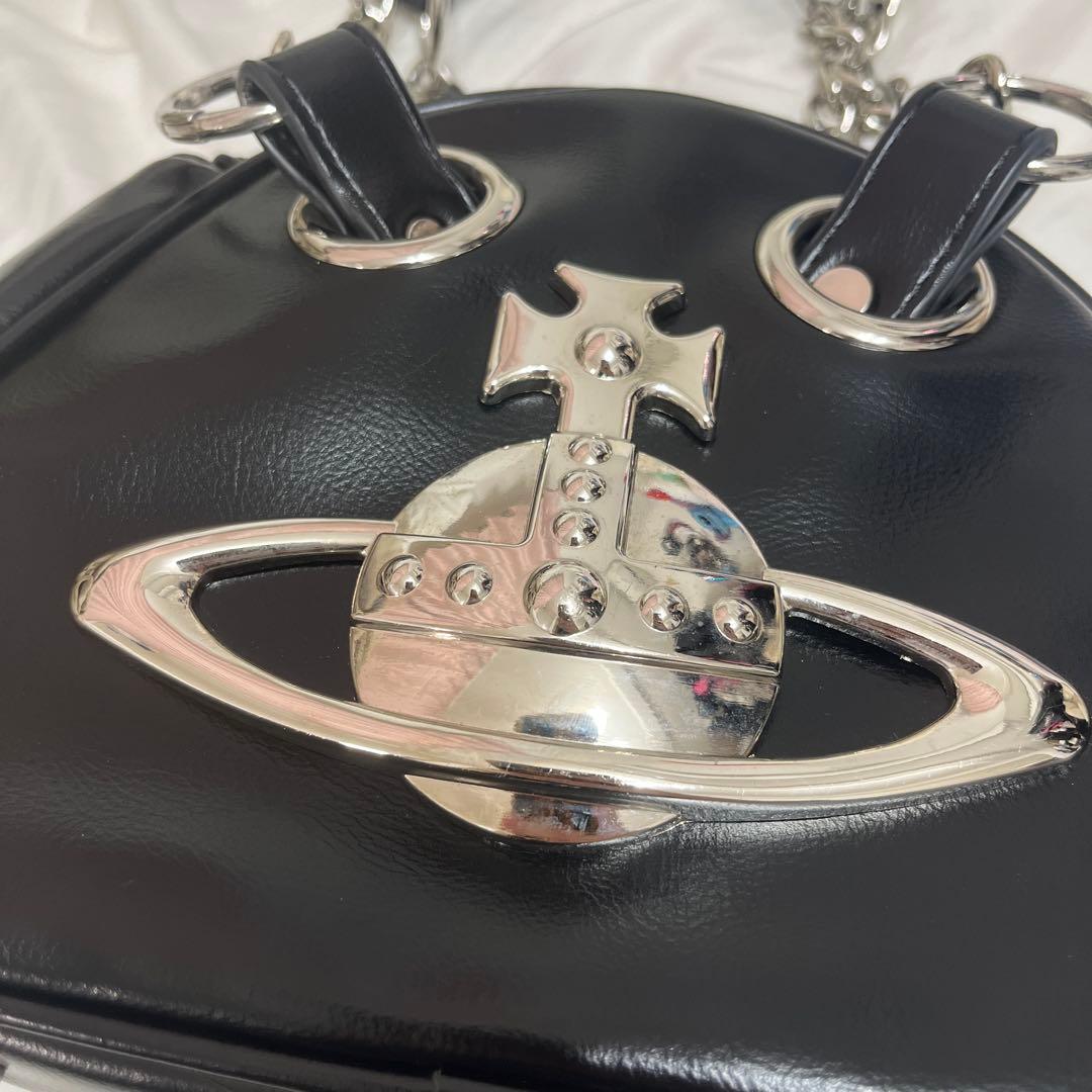 Vivienne Westwood ブラックショルダーバッグ