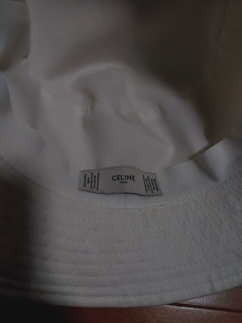 セリーヌ　バケハ　白　58