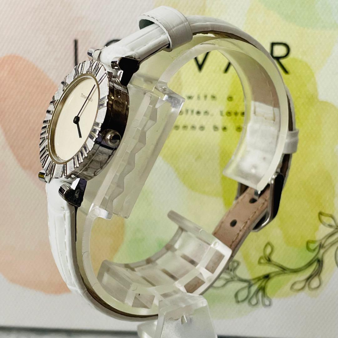 【美品】Tiffany ティファニー 腕時計 アトラス シルバー