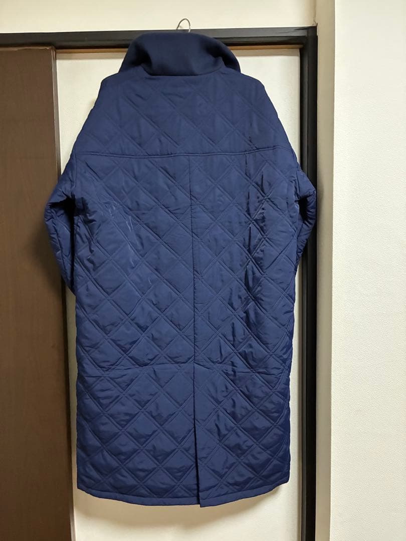 スコットクラブ系列TAIREEN ネイビー キルティング ロングコート M