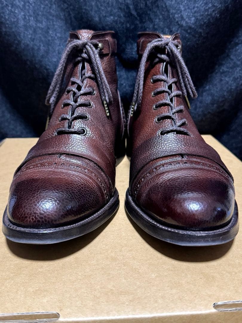 ア*ン様 foot the coacher × GRENSON 25.5cm