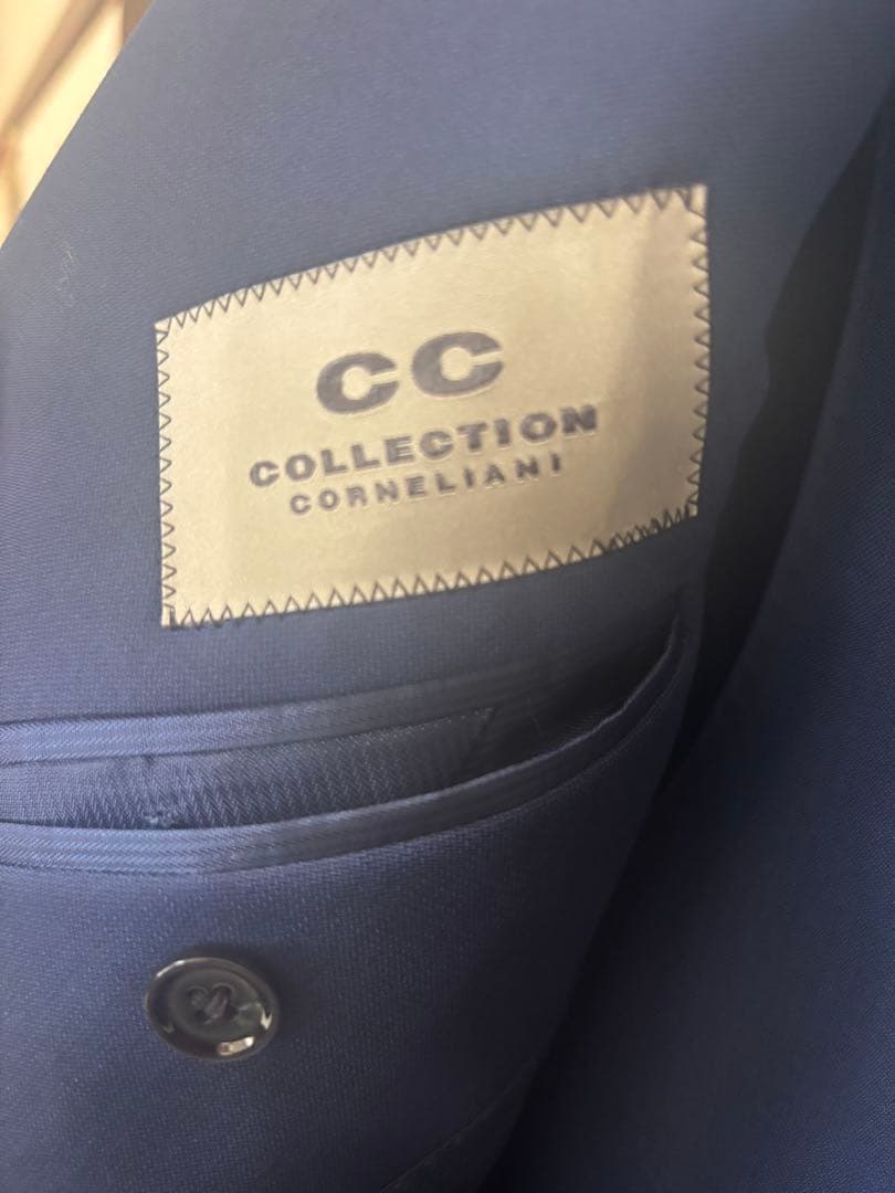 COLLECTION CORNELIANI ネイビー スーツ 50R