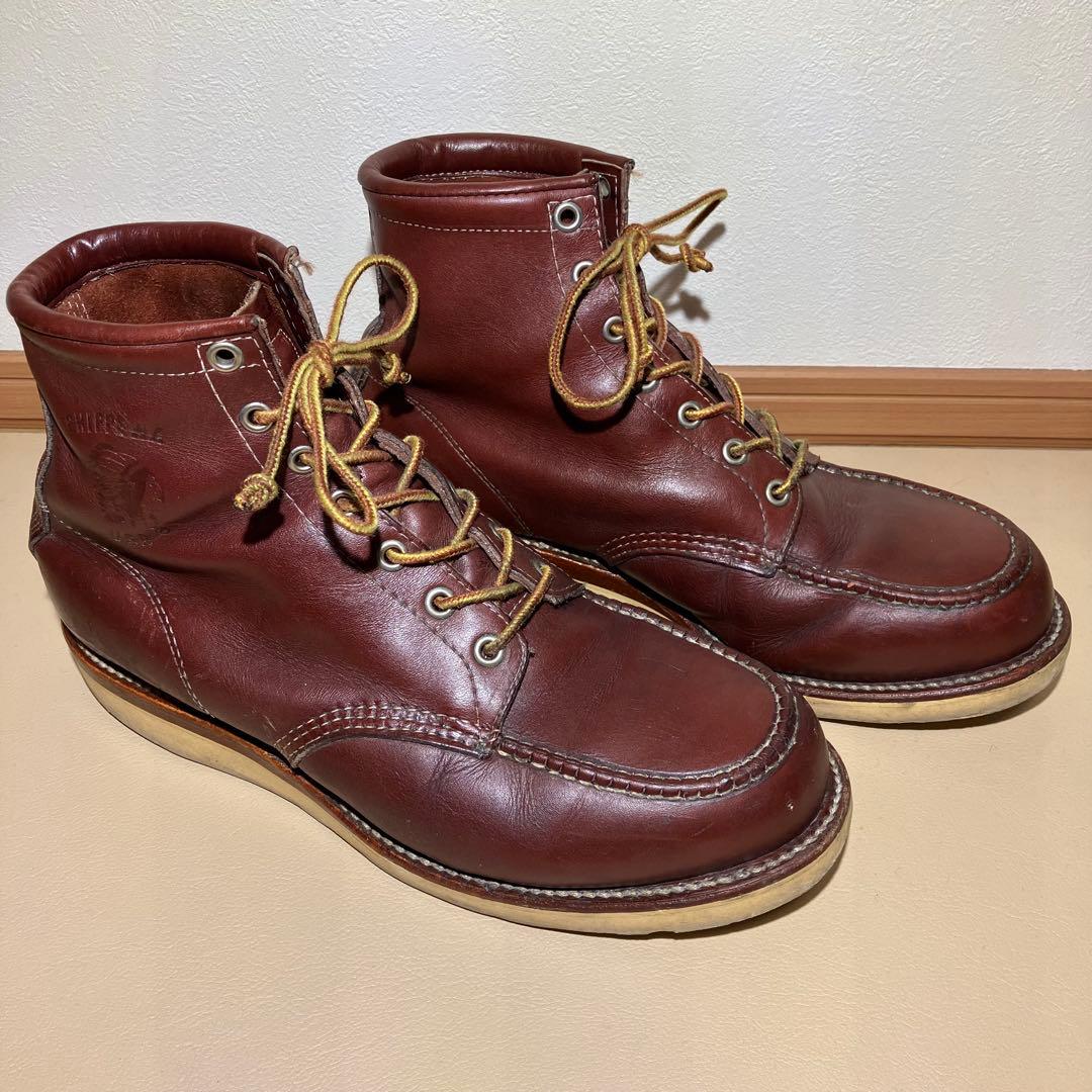 チペワ 80s 29493赤茶 6インチモックトゥUS8 1/2EE