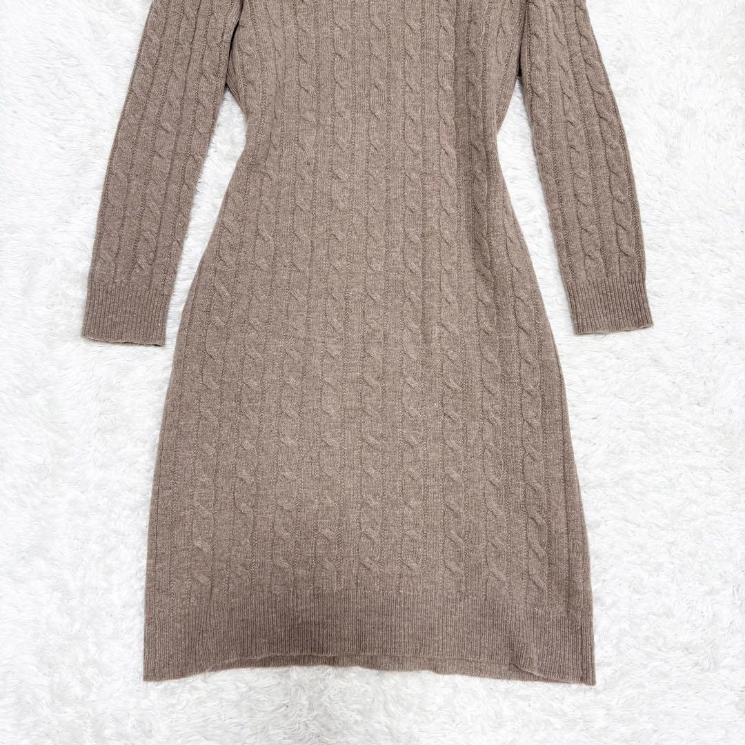 【美品✨】ローレンラルフローレン　ロングワンピース ニット カシミヤ ケーブル