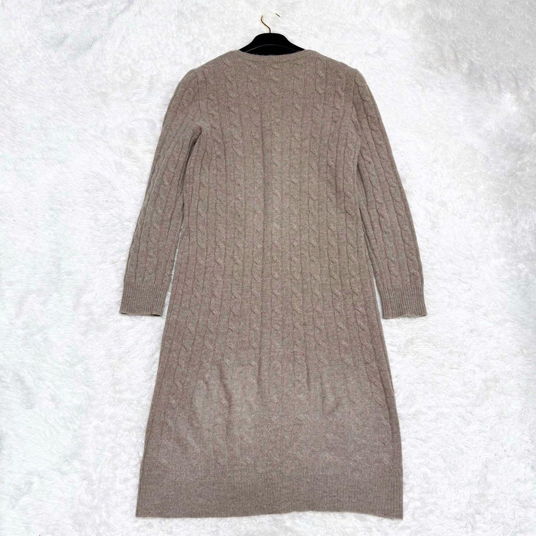 【美品✨】ローレンラルフローレン　ロングワンピース ニット カシミヤ ケーブル