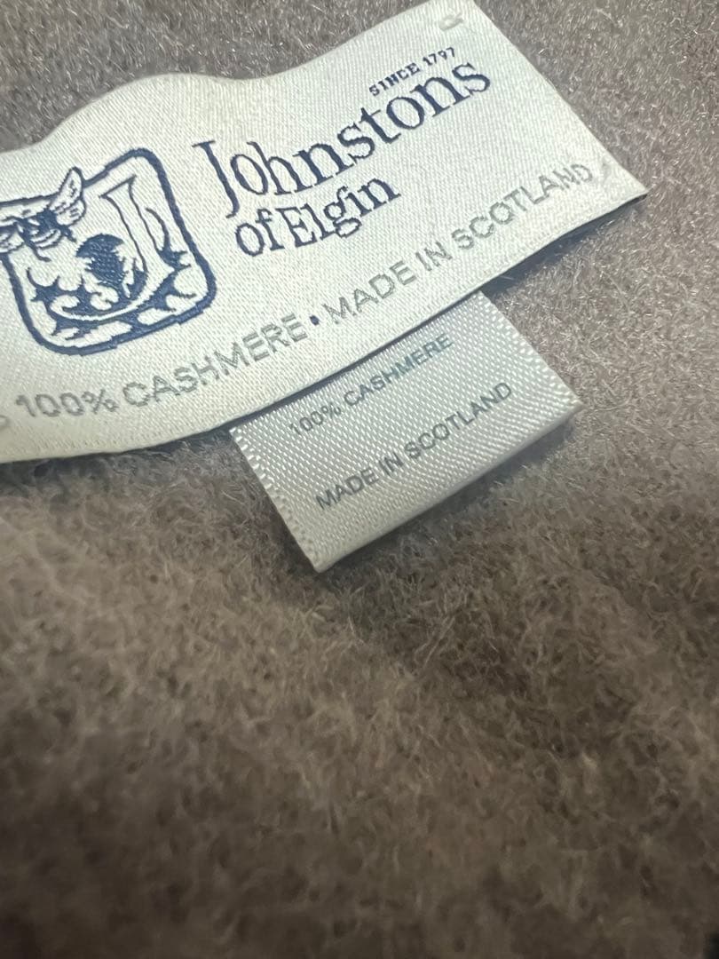 Johnstons ジョンストンズ 大判 ストール マフラー カシミア 100％