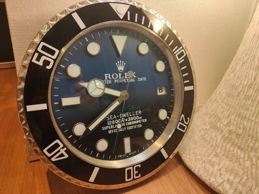 貴重 レア 美品　サブマリーナ　シードゥエラー　拡大鏡　掛け時計　非売品