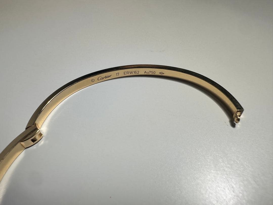 Cartier ラブブレス　YG 17