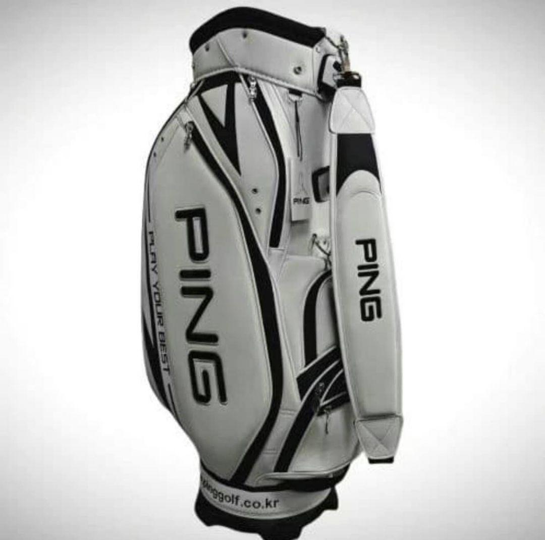 ゴルフ キャディバッグ ホワイト 新品