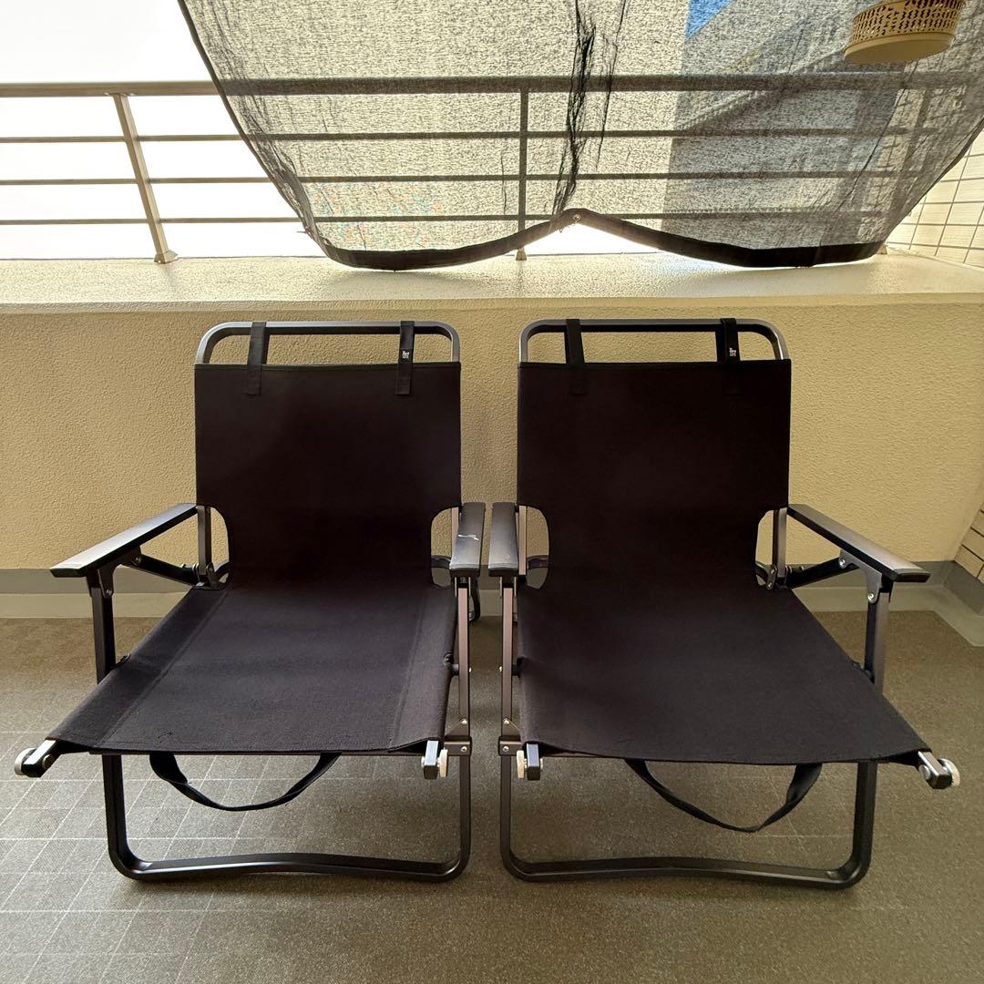 ゼインアーツ　レードチェア　ブラック 2脚セット