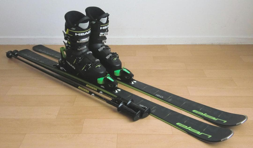 ■■送料無料■ELAN＋HEAD■メンズスキーセット■160/27-27.5■■