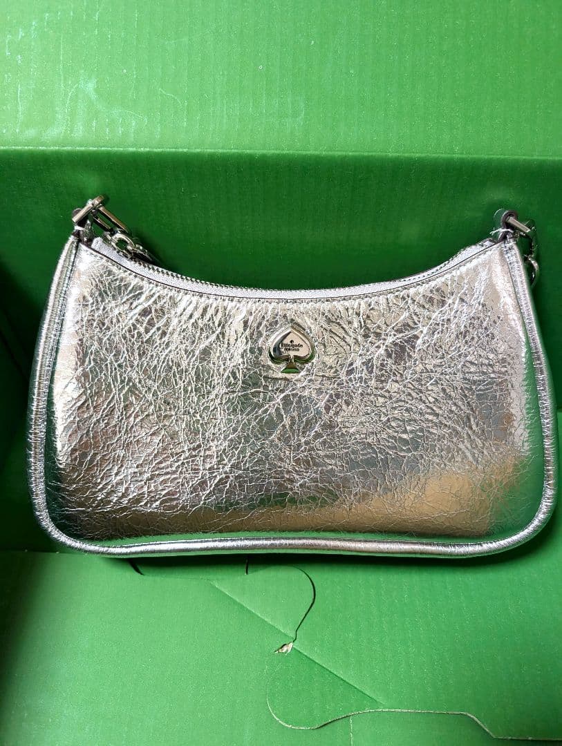 kate spade ケイラ スモールコンバーチブル ショルダーバッグ シルバー