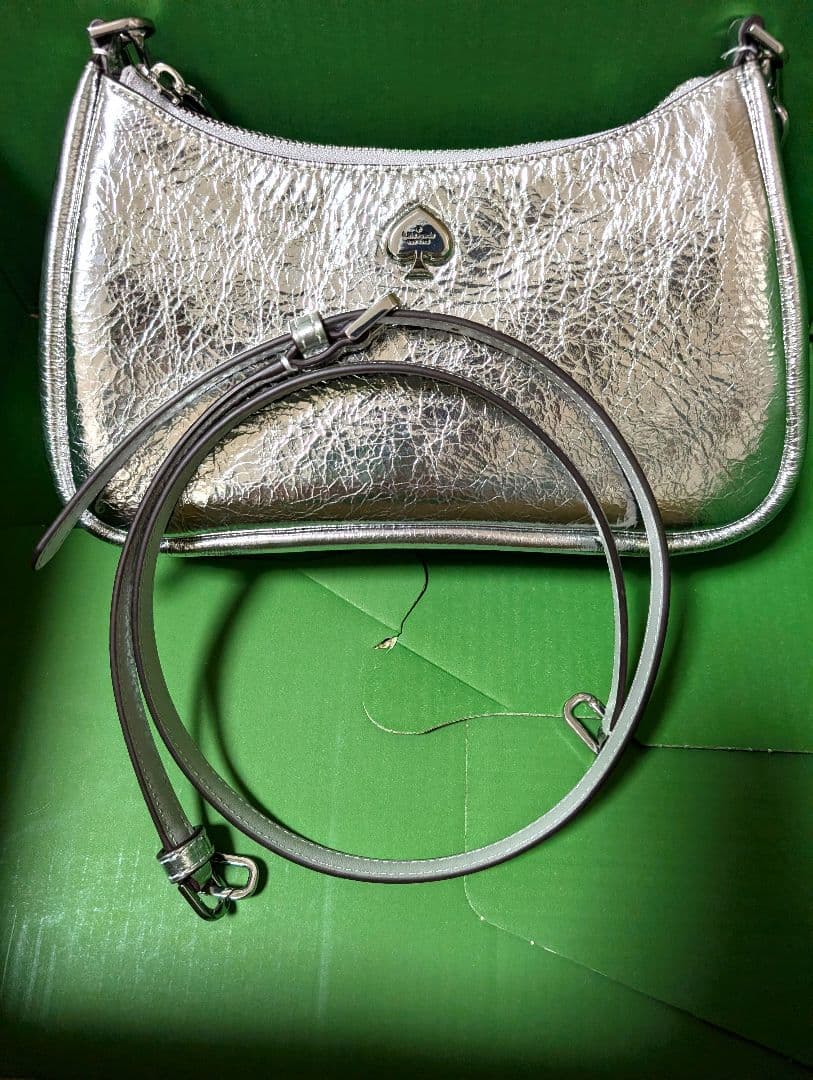 kate spade ケイラ スモールコンバーチブル ショルダーバッグ シルバー