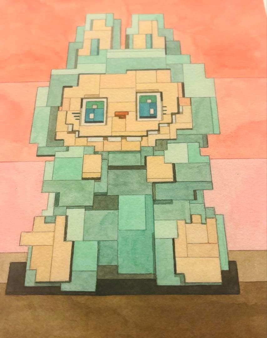 アダムリスター 版画 Labubu ラブブ シルクスクリーン 限定50部