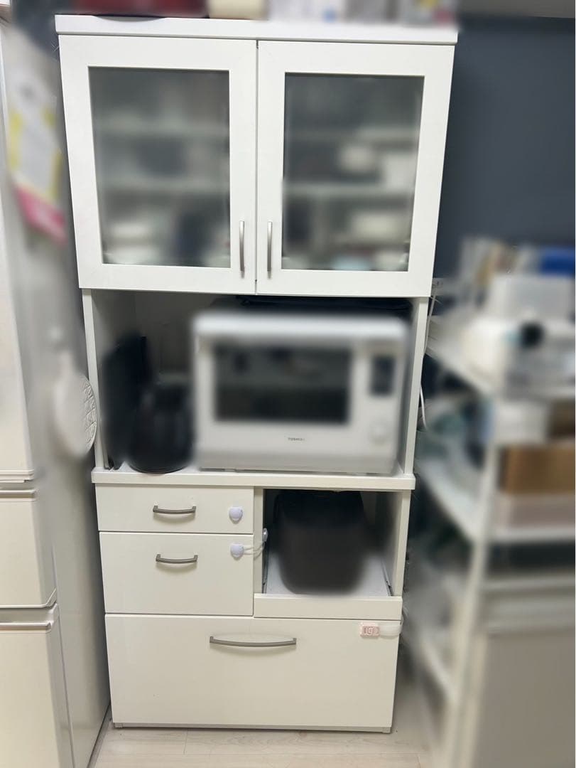 ニトリ食器棚キッチンボード(コパン T 80KB WH)