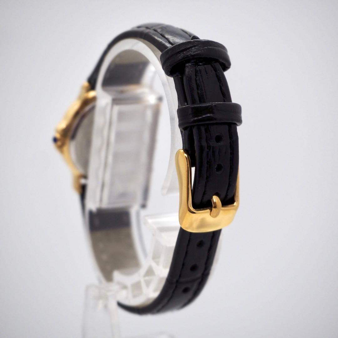 649 稼働 GIVENCHY 新品ベルト レディース 時計 ゴールド ブラック