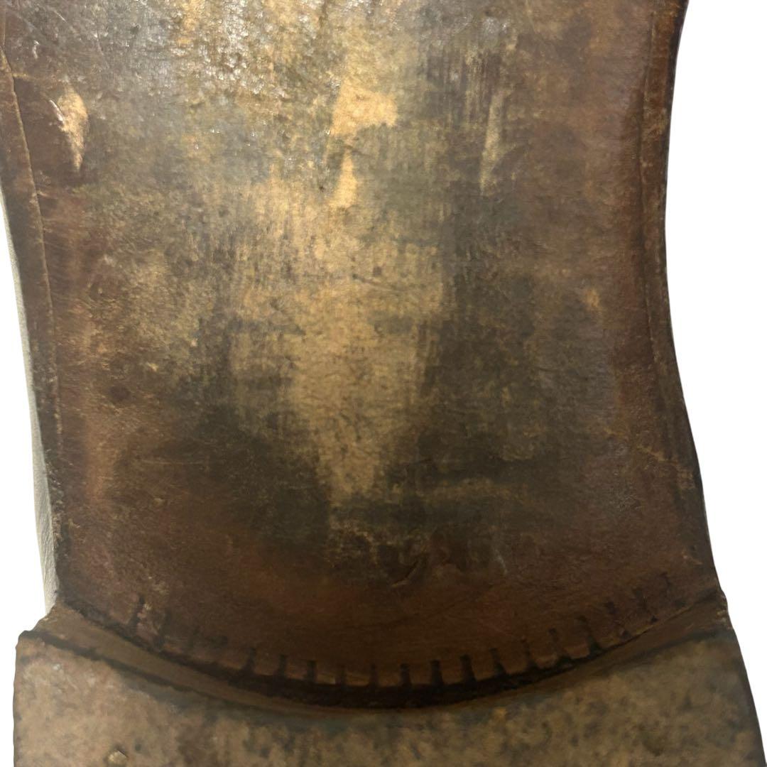 美品 エンツォボナフェ スクエアトゥ ローファー ブラウン　5 1/2