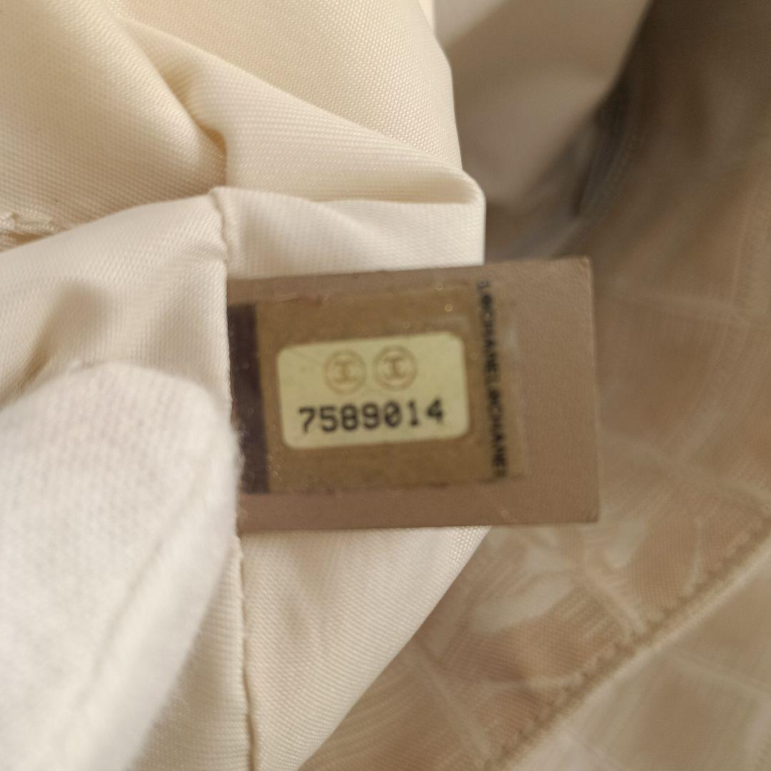 ベージュ チェック柄 トートバッグ