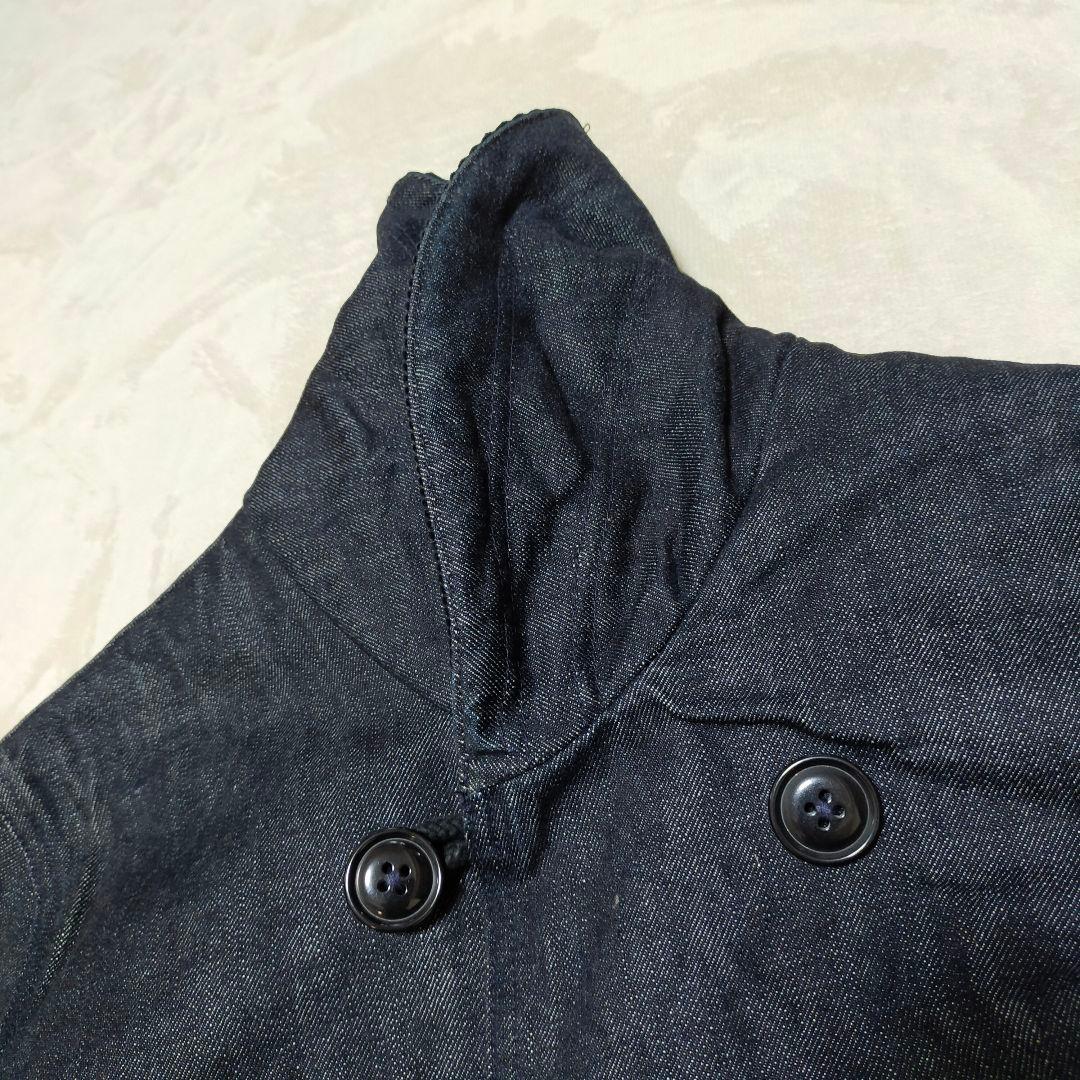 美品　RALPH LAUREN　ショールカラーデニムピーコート