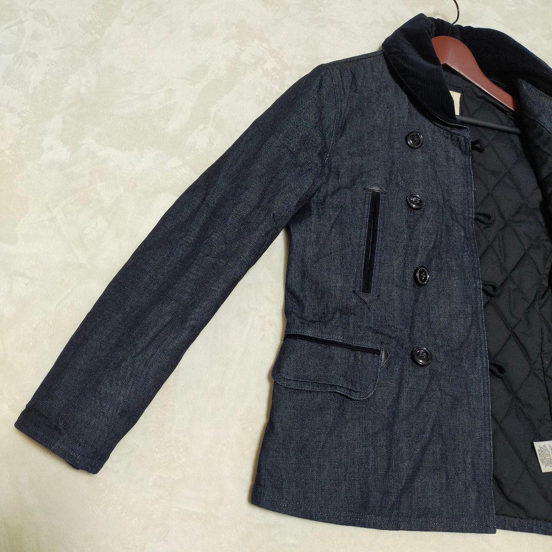 美品　RALPH LAUREN　ショールカラーデニムピーコート