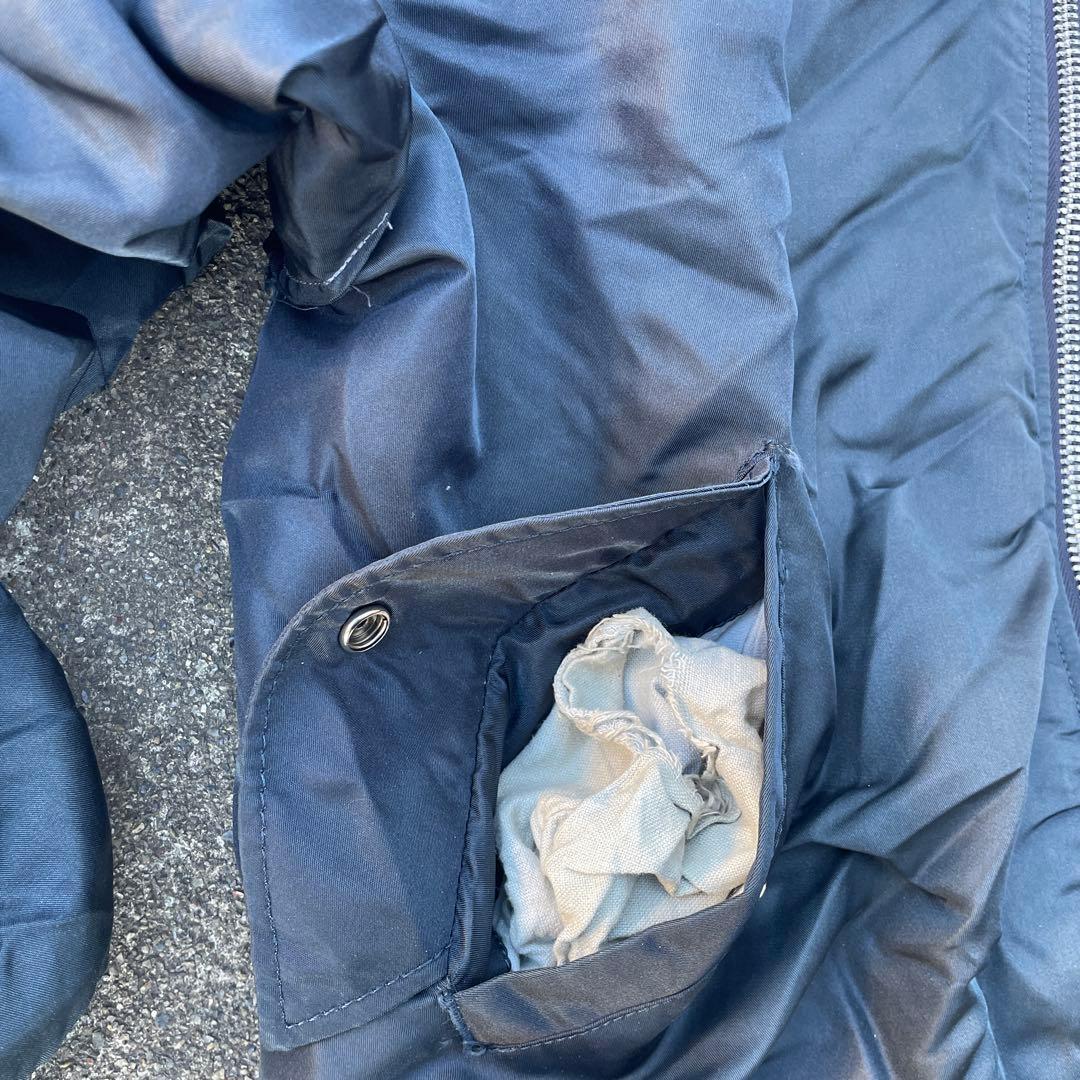 フライトジャケット MA-1 玉虫色 グリーン ネイビー