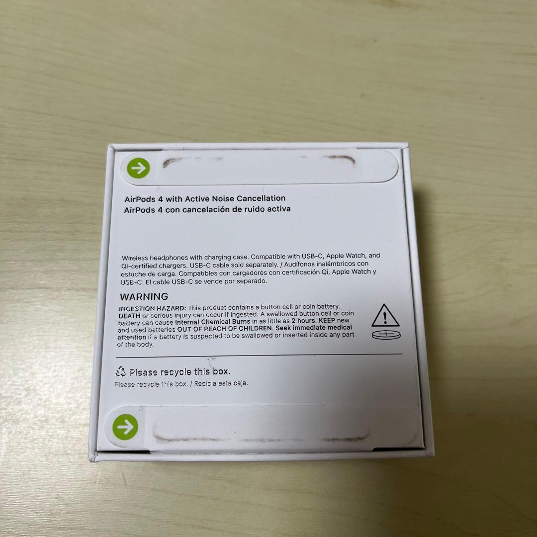 AirPods (第4世代) アクティブノイズキャンセリング