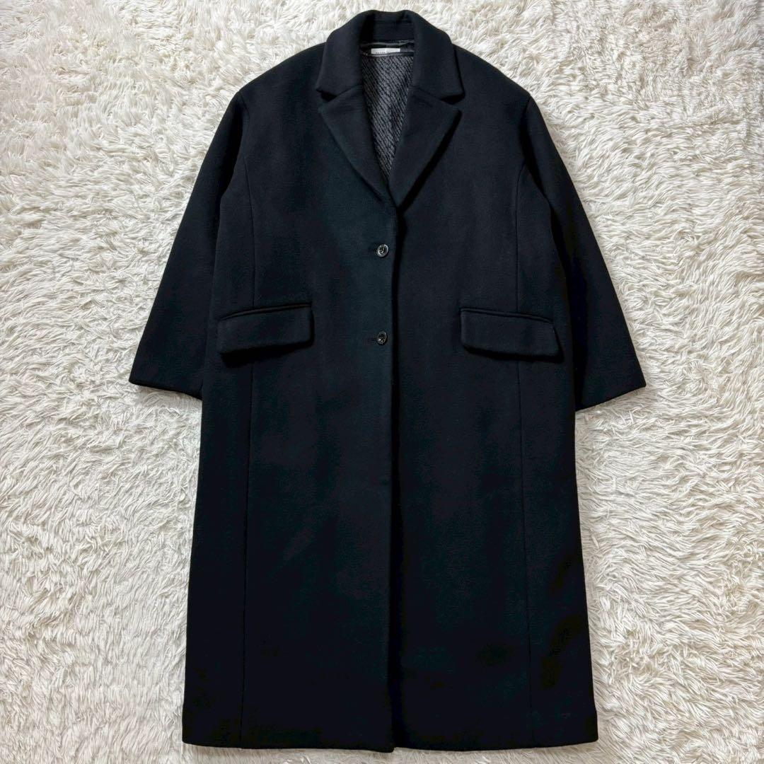 【美品】MAISON SPECIAL レイヤードジレコート　黒